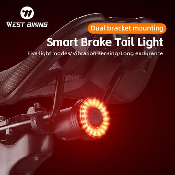 WEST BIKING Bike Tail Light ™  (Smart Sensing gear)